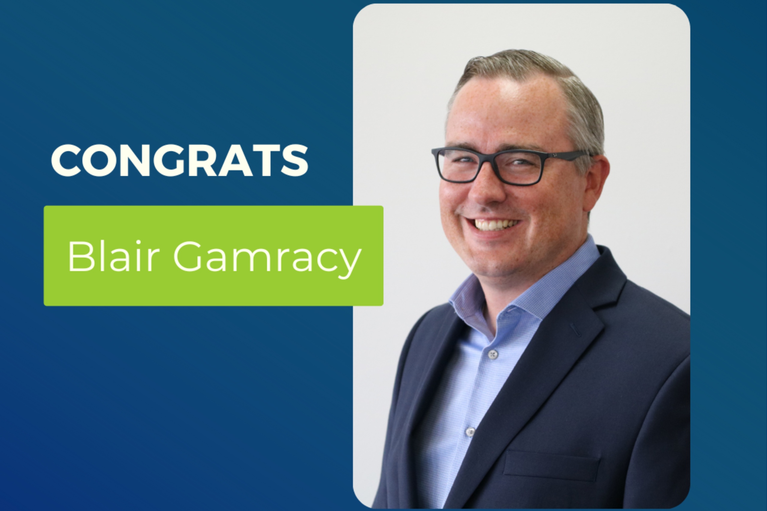 Congrats Blair Gamracy