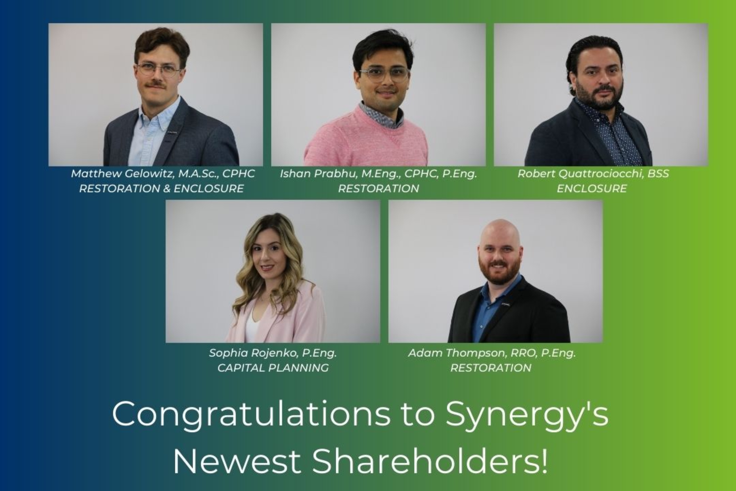New Shareholders